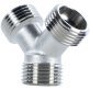 Certified Appliance Accessories® Y-Fitting, 3/4 In. MGH x 3/4 In. MGH x 3/4 In. MGH