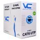 VC Vertical Cable 06 Series CAT-6 23-AWG 550-MHz Ethernet Cable with PVC Jacket, 1,000-Ft. Pull Box (White)