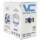 VC Vertical Cable 066 Series CAT-6 23-AWG 550-MHz Plenum Ethernet Cable with FR-PVC Jacket, 1,000-Ft. Pull Box (Blue)