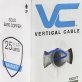 VC Vertical Cable 066 Series CAT-6 23-AWG 550-MHz Plenum Ethernet Cable with FR-PVC Jacket, 1,000-Ft. Pull Box (Blue)