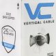 VC Vertical Cable 066 Series CAT-6 23-AWG 550-MHz Plenum Ethernet Cable with FR-PVC Jacket, 1,000-Ft. Pull Box (White)