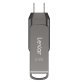 Lexar® JumpDrive® D400 USB 3.2 Gen 1 Dual Drive with USB-C® and USB-A Connectors (512 GB)