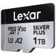 Lexar® Professional SILVER PLUS Series microSDXC™ UHS-I Card with SD™ Adapter (1 TB)