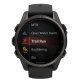 Garmin® fēnix® 8 AMOLED Multisport 43-mm GPS Watch with Silicone Band (Sapphire Lens/Carbon Gray DLC Titanium/Black)