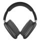 IQ Sound® Bluetooth® Over-Ear High-Performance Headphones with Mic, FM Radio, and 3.5-mm Aux Input, up to 6 Hours Play Time, IQ-170BT (Black)