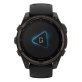 Garmin® fēnix® 8 Multisport 47-mm Sapphire Solar GPS Watch with Silicone Band (Carbon Gray DLC Titanium/Black)