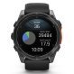 Garmin® fēnix® 8 AMOLED Multisport 51-mm GPS Watch with Silicone Band (Slate Gray/Black)