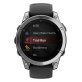 Garmin® fēnix® E Multisport GPS Smartwatch with 47-mm Case, Bluetooth®, AMOLED, Health/Fitness, Navigation, Topo, 10 ATM (Stainless Steel)