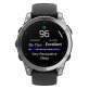 Garmin® fēnix® E Multisport GPS Smartwatch with 47-mm Case, Bluetooth®, AMOLED, Health/Fitness, Navigation, Topo, 10 ATM (Stainless Steel)
