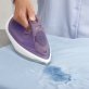 Panasonic® Dry and Steam Iron with Ceramic U-Shape Soleplate, 1,500 Watts, Multidirectional Ironing and 360° Rotating Cord, Purple, NI-S630