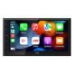 JVC® KW-M695BW 6.8-In. Car In-Dash Unit, Double-DIN Digital Receiver with WSVGA Touch Screen, Wireless Android Auto™/Apple CarPlay®, and SiriusXM® Ready