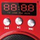 Supersonic® Bluetooth® Portable PA Speaker Voice Amplifier with Microphone, FM Radio, and Karaoke Jack, SC-1443BT (Red)