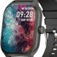 Supersonic® Advanced Sports Smart Sportwatch with 2-In. Color Touch Screen, Bluetooth®, Heart Rate/Blood Pressure/Blood Oxygen, IP67 Water-Resistant