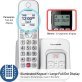 Panasonic® Expandable Cordless Phone System for Landline, Digital Answering System, Caller ID, Call Blocker, and Large Buttons (2 Handset)