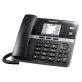 Panasonic® Corded DECT 6.0 4-Line Office Phone Base Station with Answering Machine, Black, KX-TGW420B
