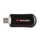 Verbatim® Plectra USB-C® Flash Drive, Black (64 GB)