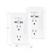 CyberPower® 2-AC Outlet and 2-USB Port Grounded Wall Tap, MP18HO007, 2 Pack