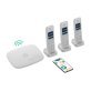 Ooma® VoIP Home Phone Service Bundle with Telo™ Air 2 Wi-Fi® Adapter, 3 Cordless HD3 Handsets (Expandable), and Phone Service