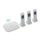 Ooma® VoIP Home Phone Service Bundle with Telo™ Air 2 Wi-Fi® Adapter, 3 Cordless HD3 Handsets (Expandable), and Phone Service