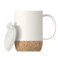 ASOBU® Ceramic 12-Oz. Mug with Cork Base (White)