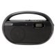 GPX® AM/FM Portable Clock Radio, Black, R602B