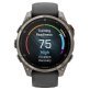 Garmin® fēnix 8 Pro AMOLED Sapphire Multisport 47-mm GPS Watch with InReach® Technology and Silicone Band (Graphite/Black)