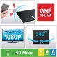 One For All® Amplified Indoor Smart HDTV Antenna